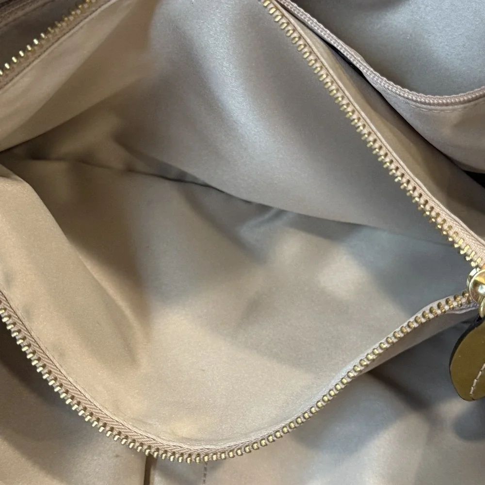 Authentic Vintage Coach Signature Tote Bag No. G0993-14433‎ Gold Leather Y2K 00s